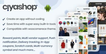 CiyaShop Native Android Application based on WooCommerce v5.16