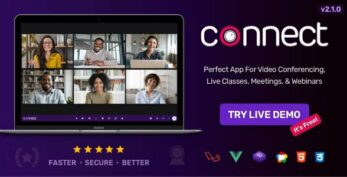 Connect v2.6.0 – Live Class, Meeting, Webinar, Online Training & Web Conference