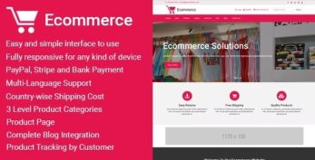 Ecommerce v1.14 – Responsive Ecommerce Business Management Script