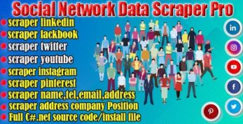 Social Network Data Scraper Pro v18.02