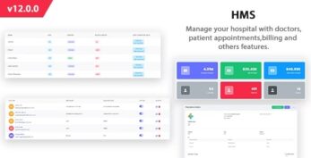 Hospital v14.7.0 – HMS – Hospital Management System – Appointment Booking – Smart Hospital