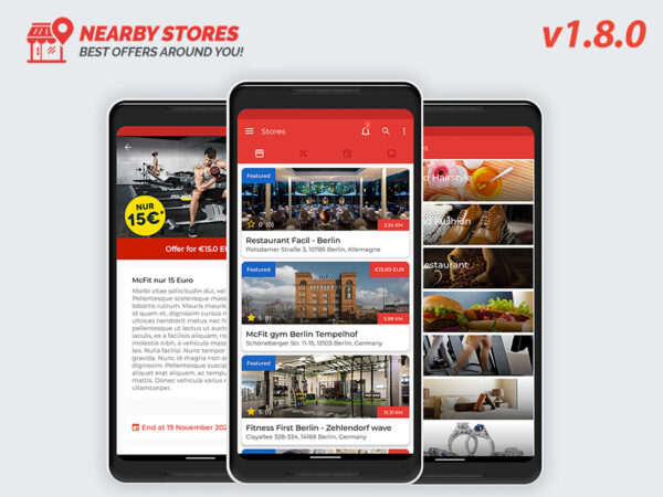 NearbyStores Android v4.0.7 – Offers & Coupons, Events, Restaurant, Services & Booking