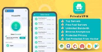 Private VPN App v2.0 – Free VPN Server – Paid VPN Servers – Admob Facebook Ads – Fast VPN & Secure VPN