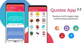 Quotes app with Admin Panel , Admob and Facebook Ads v2.2