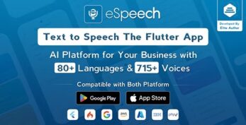 eSpeech v1.2.2 – Text to Speech Flutter Full App