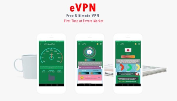 eVPN v4.4 – Free Ultimate VPN | Android VPN, Billing, Phone Booster, Admob / Push Notification