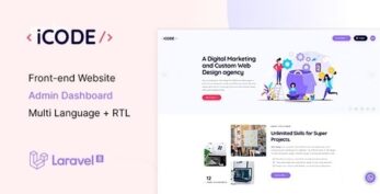 iCode v1.0 – Multipurpose Website CMS & Creative Agency Management System