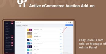 Active eCommerce Auction Add-on v1.8