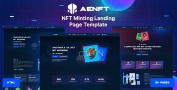 Aenft v1.0 – NFT Minting Collection WordPress Theme