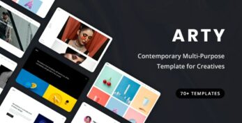 Arty v2.2.7 – Creative Multi-Purpose HTML5 Template