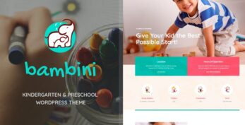 Bambini v1.1.7 – Pre-School and Kindergarten Theme