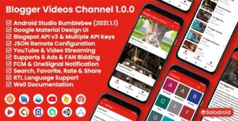 Blogger Videos Channel – Blogger API v3 1.0