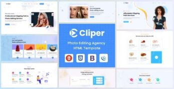 Cliper – Image Editing Agency HTML Template v1.0
