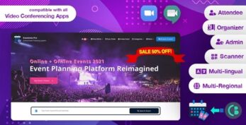 Eventmie Pro v1.8 – Online-Offline Event & Classes Ticket Selling & Management Multi-vendor Platform