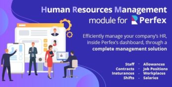 Human Resources Management – HR module for Perfex CRM v1.0g