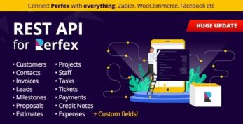 REST API module for Perfex CRM v2.0.7 – Connect your Perfex CRM with third party applications