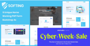 Softing v.1.7 – Landing Page Download