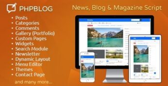 phpBlog v.1.5 – News, Blog & Magazine Script