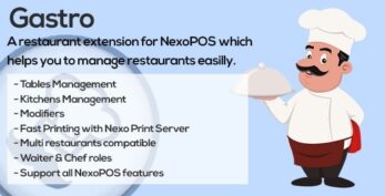 Gastro – Restaurant Extension foGastro v2.4.1 – Restaurant Extension for NexoPOSr NexoPOS 3.x v2.4.1