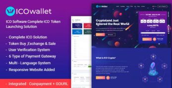 ICOWallet v3.0 – ICO Script | Complete ICO Software and Token Launching Solution