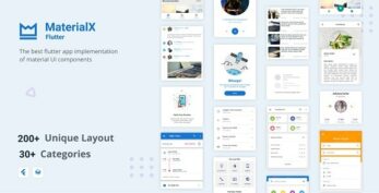 MaterialX Flutter v2.3 – Flutter Material Design UI Components