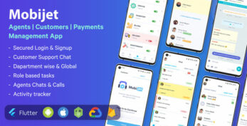 Mobijet v1.0.12 – Agents, Customers & Payments Management App | Android & iOS Flutter app