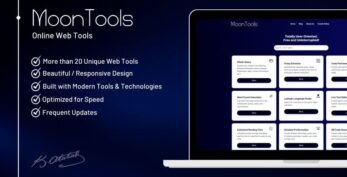 MoonTools – Online Web Tools v1.0