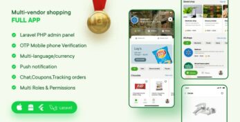 Sundaymart v24.0 – All-in-One Grocery, Pharmacy Multivendor eCommerce (Web, User, Vendor, Delivery)