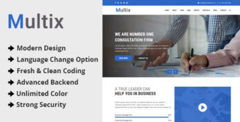 Multix v3.0 – Multipurpose Website CMS with Codeigniter