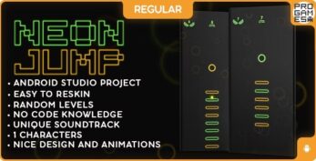Neon Jump (REGULAR) v1.0 – ANDROID – BUILDBOX CLASSIC game