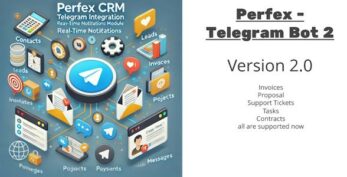 Perfex CRM and TelegramBot Notification Module v2.0.1