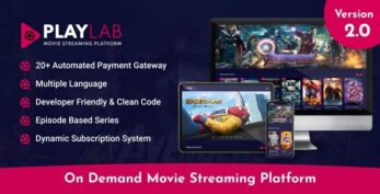 PlayLab v3.1 – On Demand Movie Streaming Platform