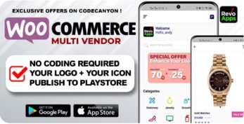 RevoMV v6.0.0 – Multivendor WCFM / Marketplace Flutter Android iOS App – Like Flipkart, Amazon, Shopee
