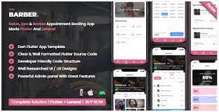 Salon Booking Management System With Mobile App using Flutter v3.6