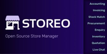 Storeo v1.0 – Open Source Store Manager for Accounting, Billing & Inventory Management