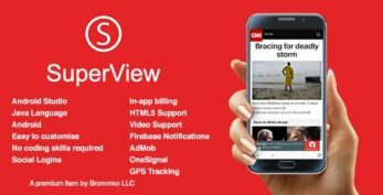 v.3.1.0 SuperView WebView App for iOS with Push Notification, AdMob, In-app Purchase