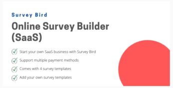 Survey Bird v1.3 – online survey builder (SaaS)