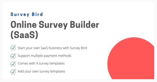 Survey Bird v1.3 – online survey builder (SaaS)