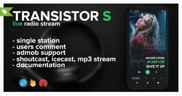 Transistor S v1.2.4 – live radio (android)