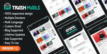 Trash Mails v2.0 – Temporary Email Address System