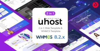 Uhost – Web Hosting & WHMCS Template 2 in 1 v1.6