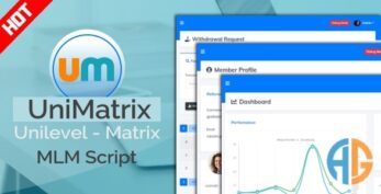 UniMatrix v5.4.0 – Membership and MLM Script with SaaS Digital Store
