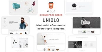 Uniqlo – Minimal HTML Template v2.0.1