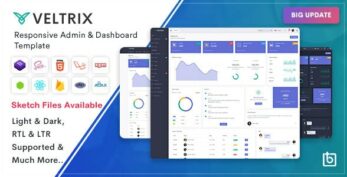 Veltrix v4.0.0 – Admin & Dashboard Template