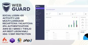 WebGuard v1.2.1 – Advanced PHP Login and User Management [ActWebGuard v1.3.5 – Advanced PHP Login and User Managementivated]
