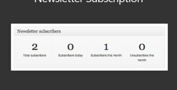 WooCommerce Newsletter Subscription