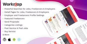 Workreap React Native v2.6 – Android and IOS Mobile APP
