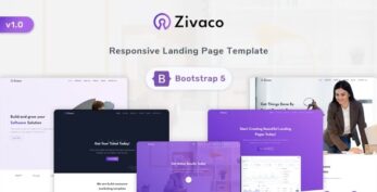 Zivaco v1.0 Responsive Landing Page Template