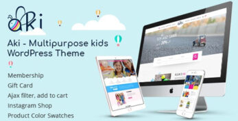 Aki v2.1.1 – Multipurpose Kids WordPress Theme