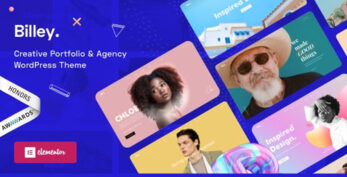Billey v2.0.1 – Creative Portfolio & Agency Elementor WordPress Theme
